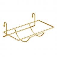 Полиця на рейлінг Lemax YJ-G217 OT 300х185х100 мм для паперових рушників золота латунь