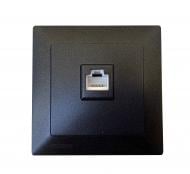 Розетка комп’ютерна Siemens Line IP20 карбон 5TG20782CM01