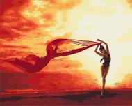 Картина за номерами Танець пристрасті BS51797 40x50 см Brushme Картина за номерами Танець пристрасті BS51797 40x50 см Brushme