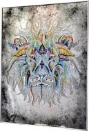 Картина на зеркале Premium Crystal Lion с камнями №3315A 82x62 см SEAPS