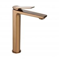 Смеситель для умывальника Invena высокий NERI с PLUS пробкой click-clack BU-P1-W14