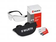 Очки защитные WURTH PREMIUM AS/NZS1337-PC прозрачные с футляром и салфетками K0899103110-1