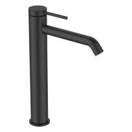 Смеситель для умывальника Invena высокий KAWALA черный BU-75-W04