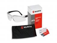 Очки защитные WURTH PREMIUM AS/NZS1337-PC прозрачные с чехлом и салфетками K0899103110-2