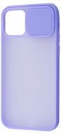 Чехол PRC Camera Protect Matte Case (PC+TPU) для Apple iPhone 12 Pro Max violet