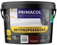 Краска для бетонных полов и бетона акриловая Primacol Professional Beton&Posadzka полумат коричневый 4,5 л