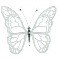 Прикраса новорічна MISLT Метелик малий 12x14 см J0004-0