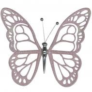 Украшение новогоднее MISLT Бабочка малая 12x14 см J0004-8