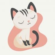 Раскраска по контурам Котенок MBS029 20x20 см Brushme