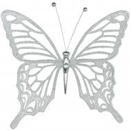 Прикраса новорічна MISLT Метелик середній 15x15 см J0003-00