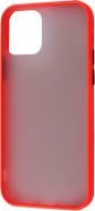 Чехол Shadow Matte Case (PC+TPU) красный для Apple iPhone 12