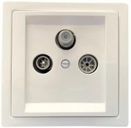 Розетка TV кінцева із заземленням Siemens Style IP20 білий полярний 5TG13380WH