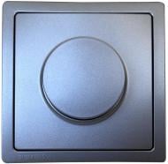 Светорегулятор поворотно-нажимной Siemens Style 500 Вт 20 IP платина металлик 5TC89120PM