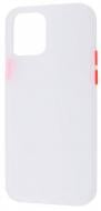 Чехол Shadow Matte Case (PC+TPU) белый для Apple iPhone 12 Pro Max
