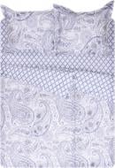 Комплект постільної білизни Lily сімейний блакитний із білим La Nuit