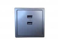 Розетка USB Siemens Siemens Style IP20 платина металік 5TG13780PM