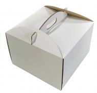 Коробка для торта Т22 білий 400x400x280 мм