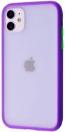 Чехол Shadow Matte Case (PC+TPU) фиолетовый для Apple iPhone 11