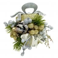 Декорация новогодняя MISLT Коробочка декорированная 12x10 см boxdecor-3