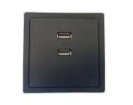 Розетка USB Siemens Siemens Style IP20 антрацит коссо 5TG13780AC