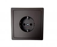 Розетка із заземленням Siemens Style 2P+Z ШУКО IP20 шоколадний 5UH12724CH