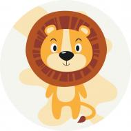 Розмальовка за контурами Левеня RC00001XS 20x20 см Brushme Розмальовка за контурами Левеня RC00001XS 20x20 см Brushme