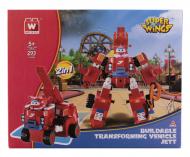 Фигурка-конструктор Super Wings Small Blocks 2-in-1 Buildable Transforming Vehicle Jett Джетт EU385005