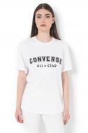 Футболка Converse STANDARD FIT ALL STAR CENTER FRONT TEE 10024566-113 р.S білий