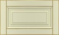 Боковина Грейд Ваниль патинированная золотом №384 360х576 н/св Паюта