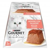 Корм вологий для котів Gourmet by Purina Revelations з лососем 2 x 57 г