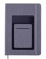 Блокнот недатированный Comfort 96 лист. клетка серый Buromax A5