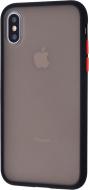 Чехол-накладка Shadow Matte Case (PC+TPU) black для Apple iPhone X