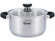 Кастрюля с крышкой Gusto GT-1104-24 PRETO 24 см 5.5 л