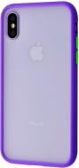 Чохол-накладка Shadow Matte Case (PC+TPU) purple для Apple iPhone X
