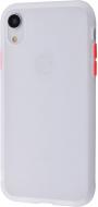 Чехол-накладка Shadow Matte Case (PC+TPU) white для Apple iPhone XR