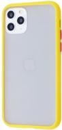 Чохол-накладка Shadow Matte Case (PC+TPU) yellow для Apple iPhone XS Max