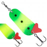 Блешня-коливалка Balzer 22 г COLONEL CLASSSIC CURVY SPOON green/yellow