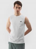 Майка 4F SLEEVELESS M075 / KOSZULKA BEZ REKAWKOW M075 4FWSS24TSLEM075-10S р.S белый