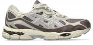 Кроссовки унисекс осенние Asics GEL-NYC 1203A739-200 р.41,5 коричневые
