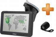 GPS-навигатор Globex GE 516 + ПО Navitel + камера заднего обзора GT Electronics GT C04