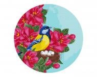 Картина по номерам Синица в цветах (размер L) RC00013L 40x40 см Brushme Картина по номерам Синица в цветах (размер L) RC00013L 40x40 см Brushme