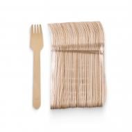Вилка одноразовая деревянная 160 мм Ecowood 200 шт.