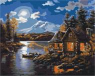 Картина за номерами Будинок лісника BS7618 40x50 см Brushme Картина за номерами Будинок лісника BS7618 40x50 см Brushme