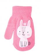 Варежки YO! Зайчик р.14 розовый