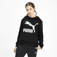 Джемпер Puma Classics Logo Hoody 59520101 р. S черный