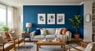 Краска универсальная резиновая Caparol FlexFarbe мат Blau 2,35 л