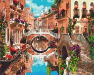 Картина по номерам Мостик через канал BS23161 40x50 см Brushme Картина по номерам Мостик через канал BS23161 40x50 см Brushme