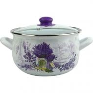 Кастрюля с крышкой Gusto GT-T-116-L Лаванда 16 см 2,1 л