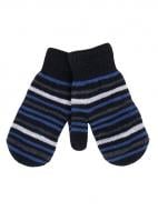 Варежки YO! Полоска р.18 черный