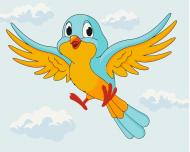 Картина за номерами Пташка українка BS53153 40x50 см Brushme Картина за номерами Пташка українка BS53153 40x50 см Brushme